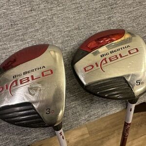 Callaway Diablo golf clubs Callaway woods set right handed